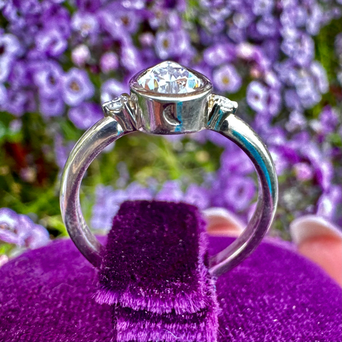 Moondrop Engagement Ring