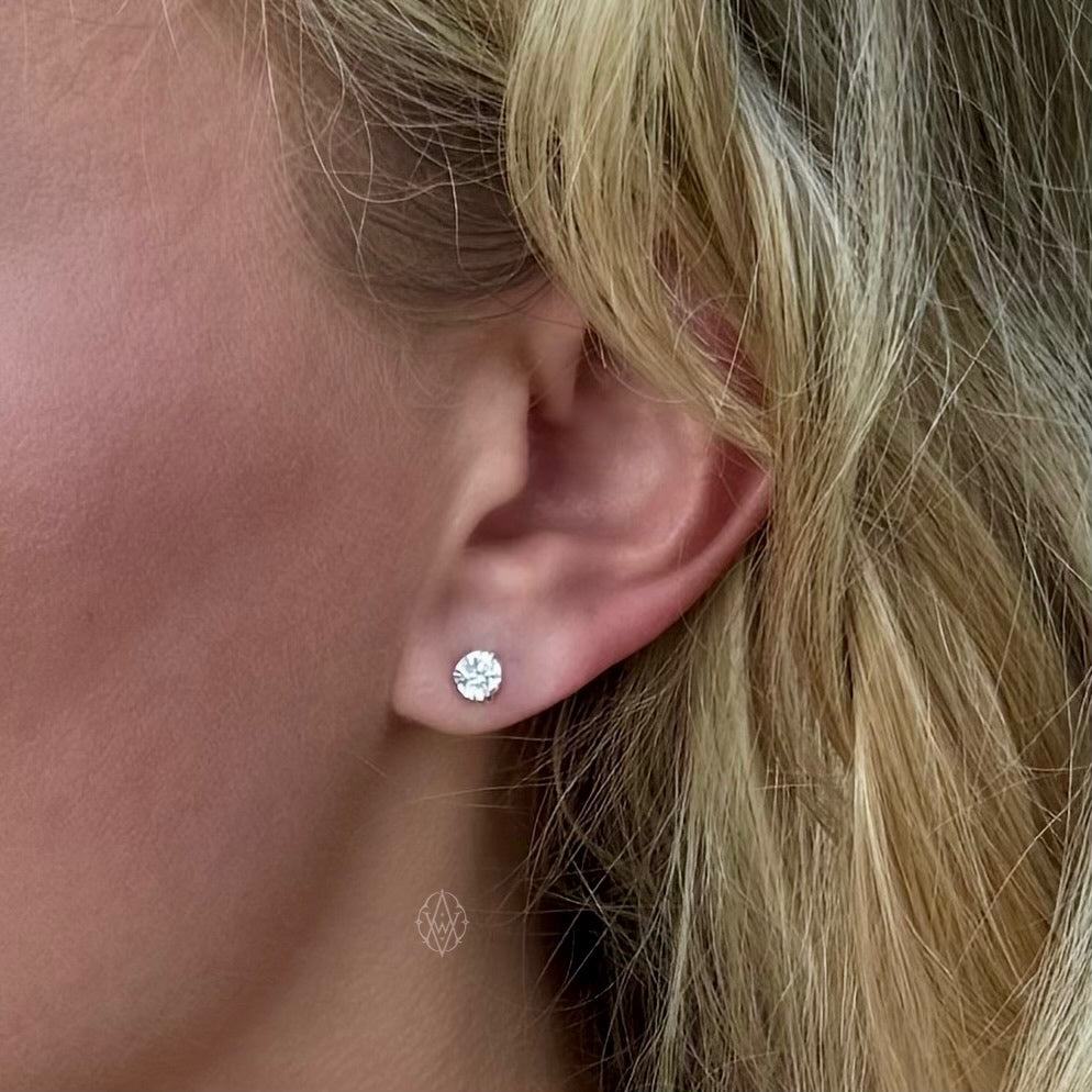 Lightspire Diamond Stud Earrings