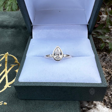 Moondrop Engagement Ring