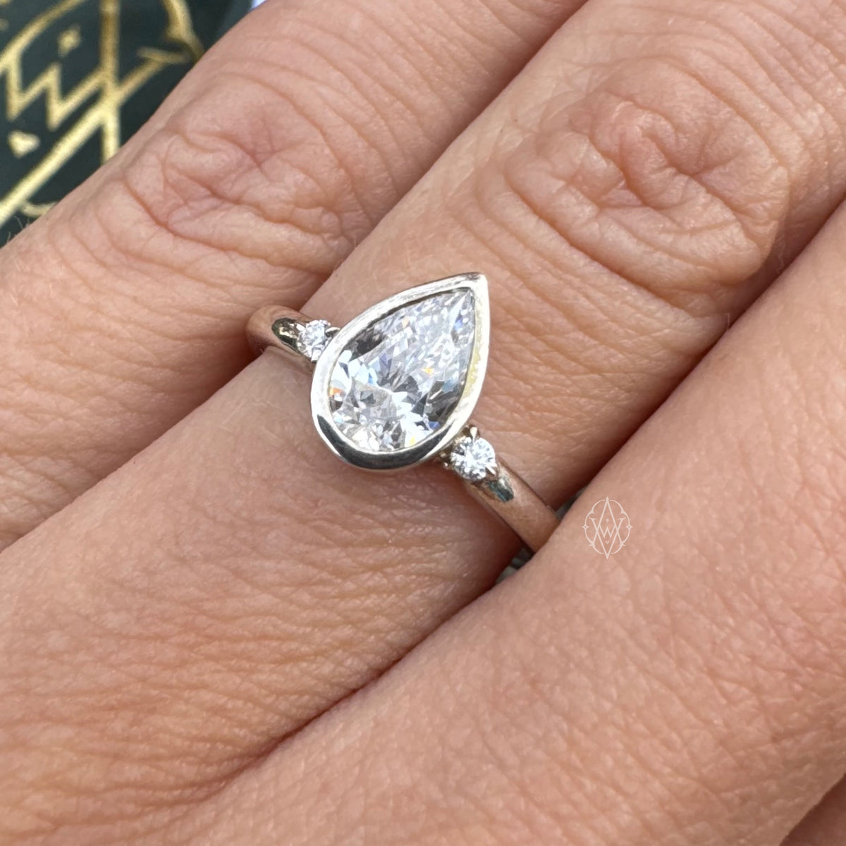 Moondrop Engagement Ring