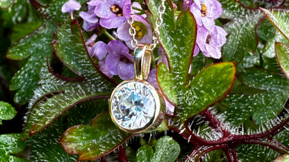 Timekept Bezel-Set Diamond Necklace