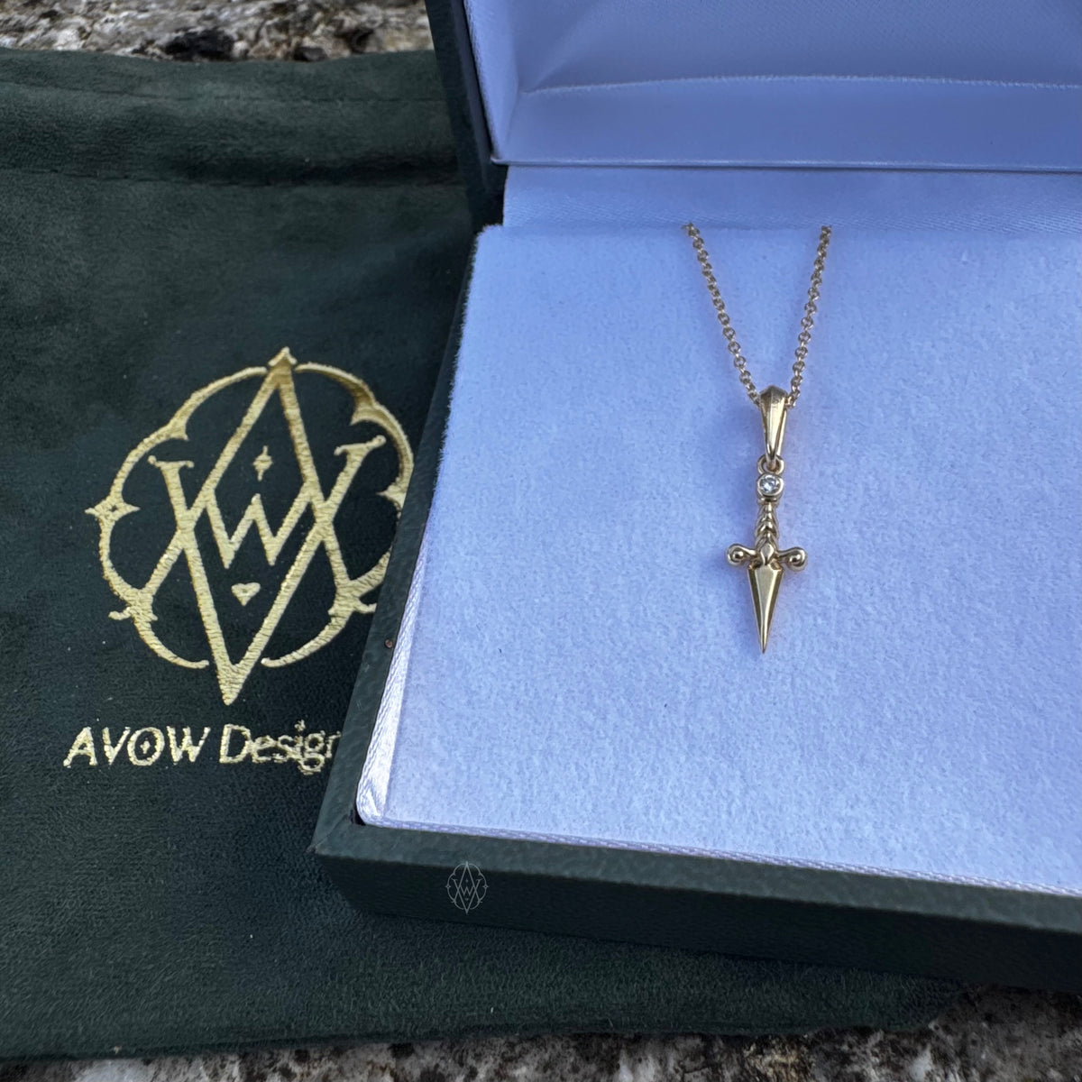 Heartkept Dagger Necklace