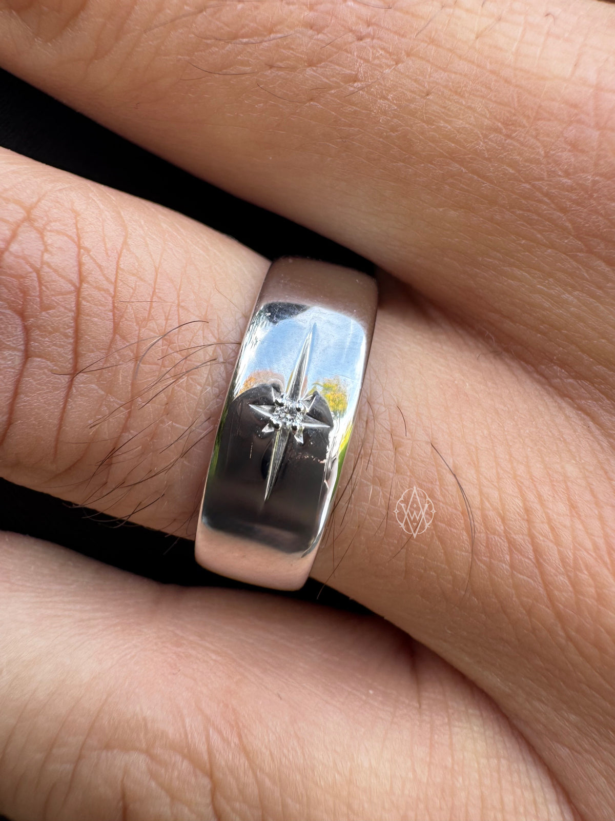 Northstar Wedding Band
