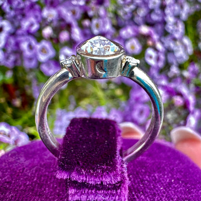 Moondrop Engagement Ring